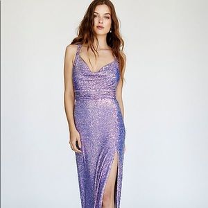 Purple Cool Girl Free people maxi dress